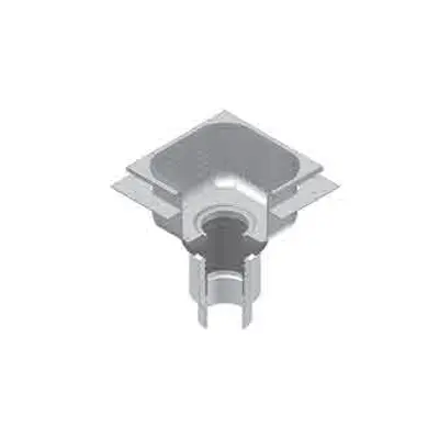 Bild für 12" x 12" x 6"/8" Floor Sink with Stainless Strainer - Plenum Plus