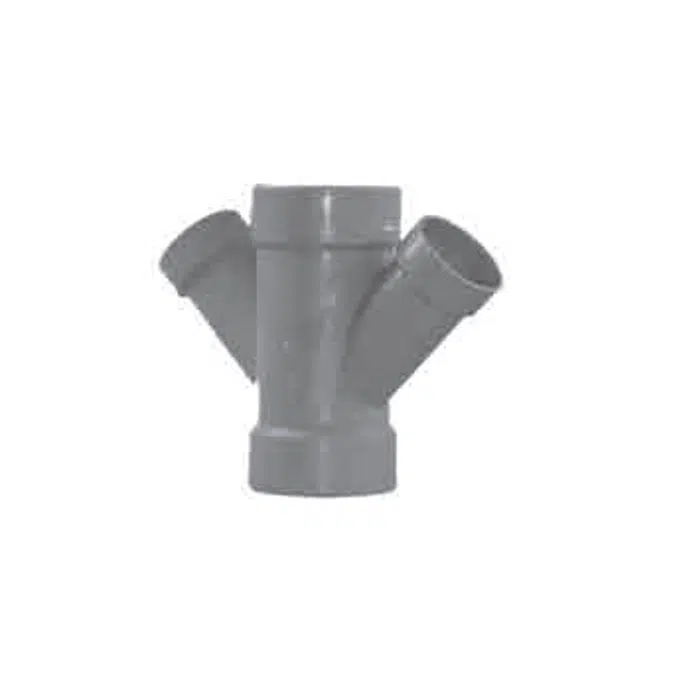 BIM objects - Free download! Reducing Double Lateral Wye - RD45Y ...