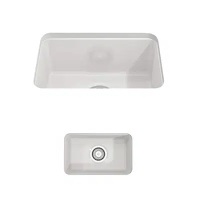 Image for Bocchi 1358 Sotto Undermount Fireclay 12" Single Bowl Kitchen Sink