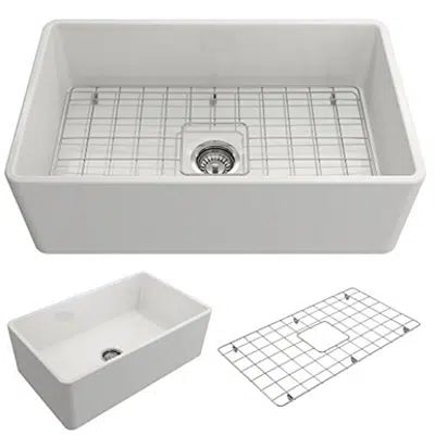 Image for Bocchi 1138 Classico Apron Front Fireclay 30" Single Bowl Kitchen Sink