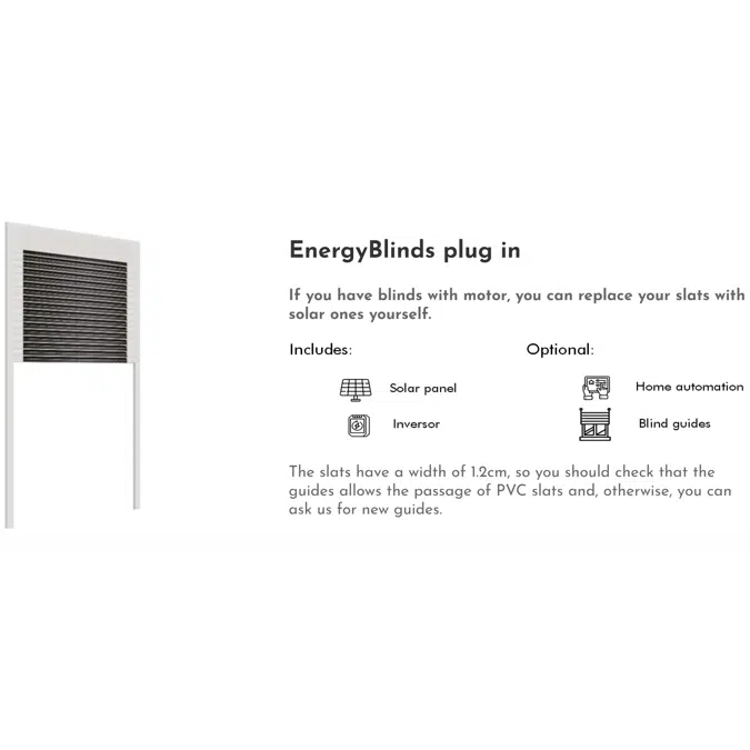 Energy Blinds - photovoltaic blinds