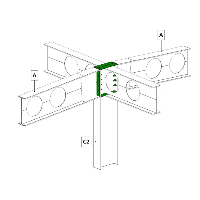 SYS Cellular Beam Gable Span Type