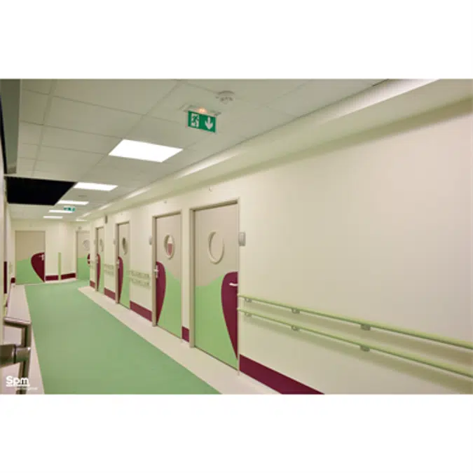1/2 PORTE DECORATIVE Bicolore