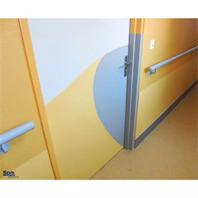 1/2 PORTE DECORATIVE Bicolore