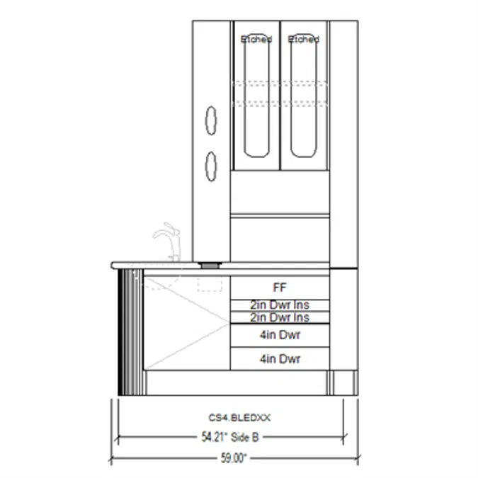 Synthesis® Central Station - CS4 - 59" L x 90" H