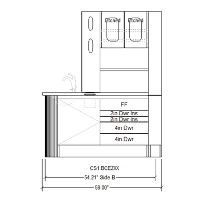 Synthesis® Central Station - CS1 - 59" L x 72" H