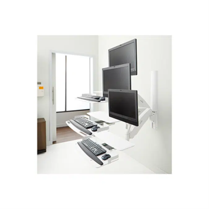 Midmark 6282 Wall Mounted PC Workstation