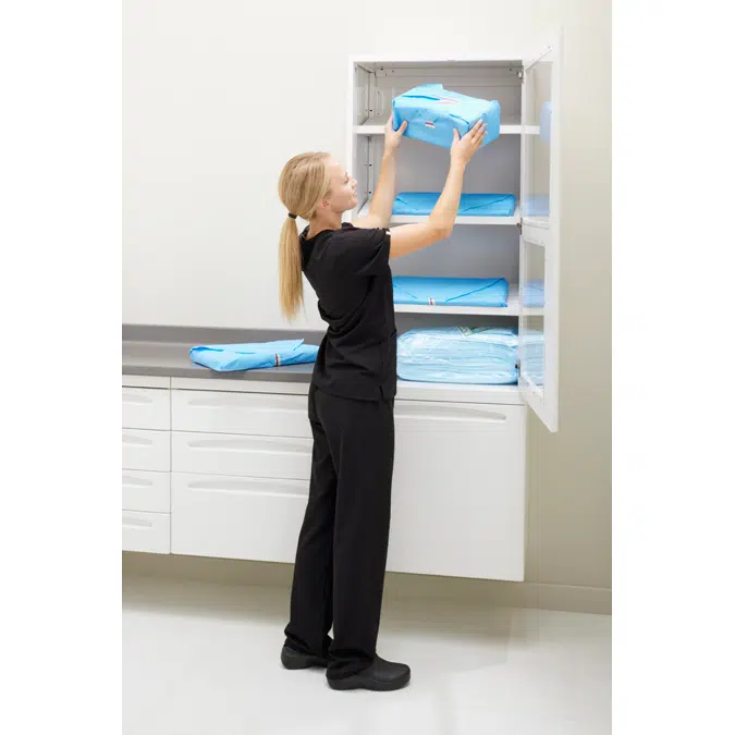 Synthesis® - Wall Hung Over Cart Tall Cabinetry