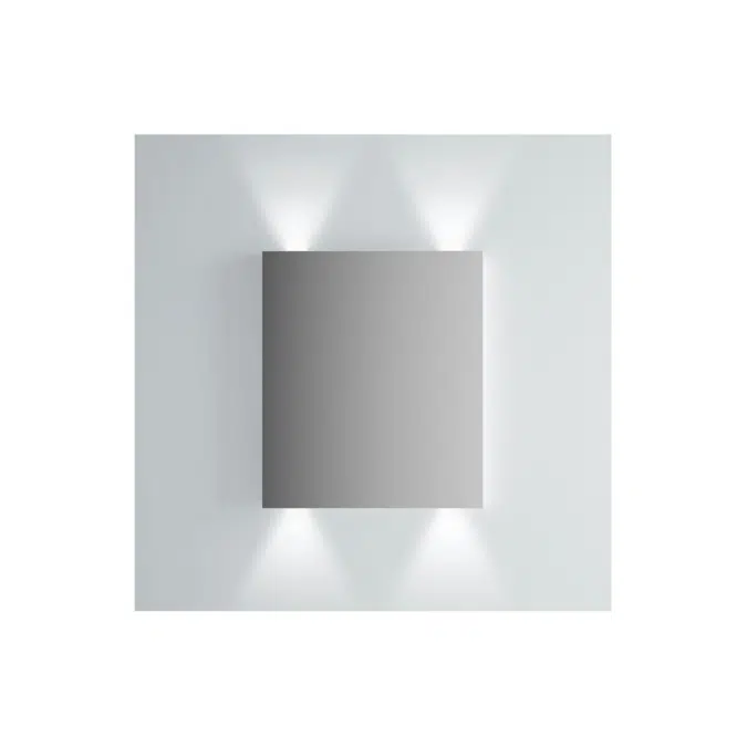 Mirror - Illuminated From Top And Bottom - 60cm - Brite Series - VitrA