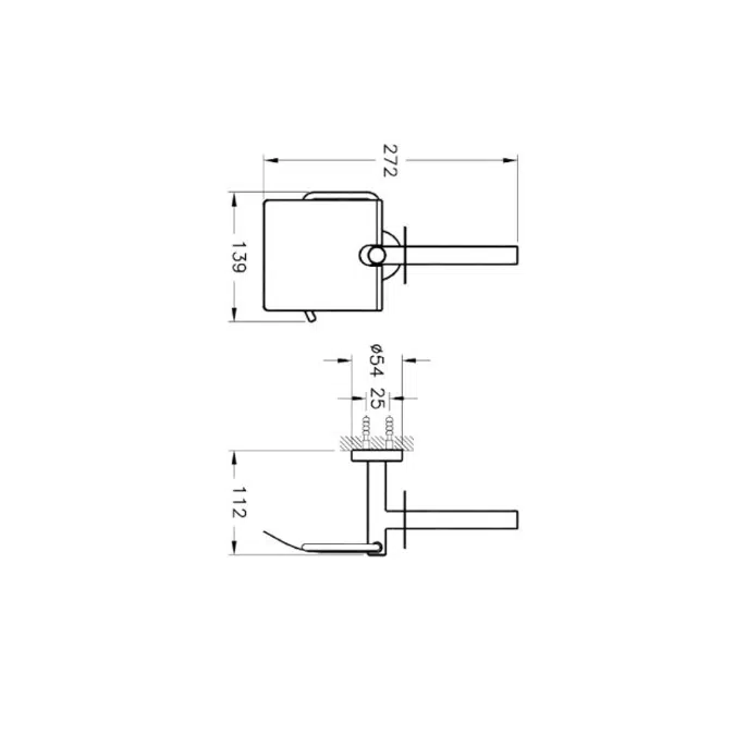 Roll Holder - Roll Holder Reserve - Arkitekta Series - Vitra