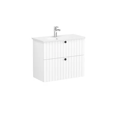 imazhi i Washbasin Unit - 80cm - 2 Drawers - Narrow - Root Series - VitrA