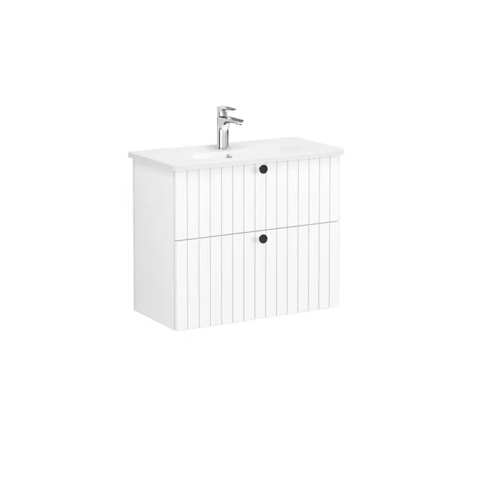 Washbasin Unit - 80cm - 2 Drawers - Narrow - Root Series - VitrA