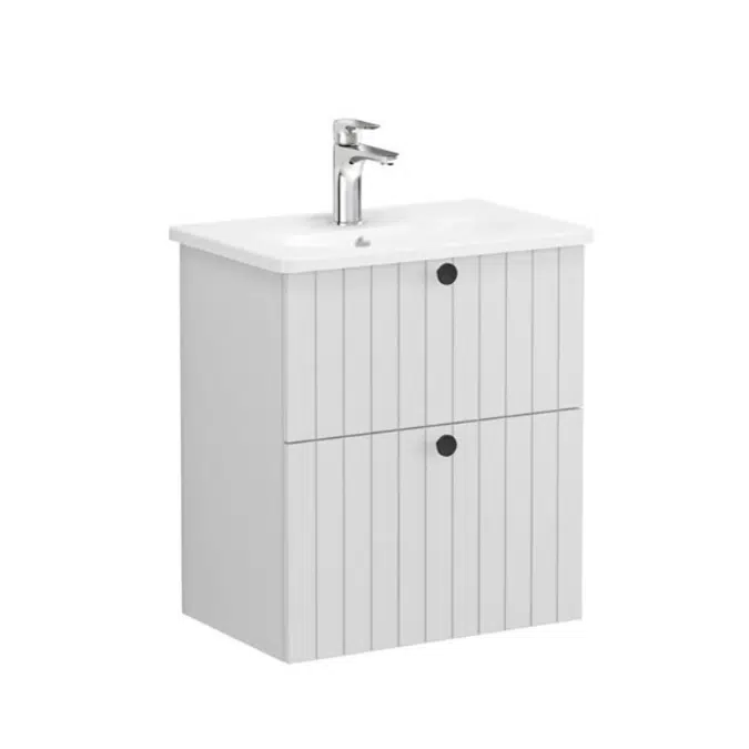 Washbasin Unit - 60cm - 2 Dawer - Narrow - Root Series - VitrA