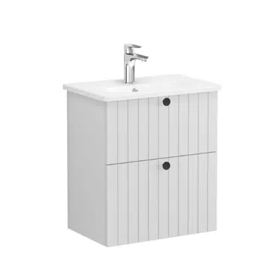 imazhi i Washbasin Unit - 60cm - 2 Dawer - Narrow - Root Series - VitrA
