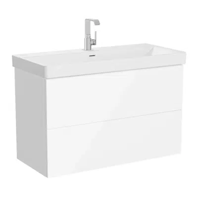 imazhi i Washbasin Unit - 100cm - With2Drawer - Metropole Pure Series - VitrA