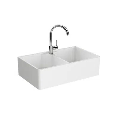 画像 Sink-Double Belfast Sink 80cm - Arkitekt Series - VitrA