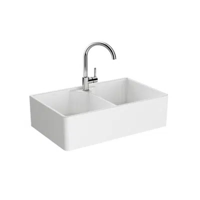afbeelding voor Sink-Double Belfast Sink 80cm - Arkitekt Series - VitrA