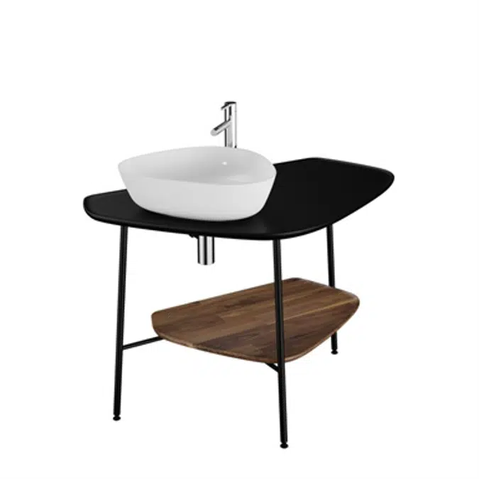 Washbasin Unit - 100cm - Ceramic Counter - Plural Series - VitrA