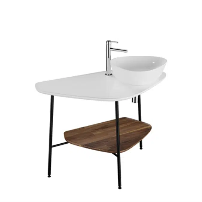 Washbasin Unit - 100cm - Ceramic Counter - Plural Series - VitrA