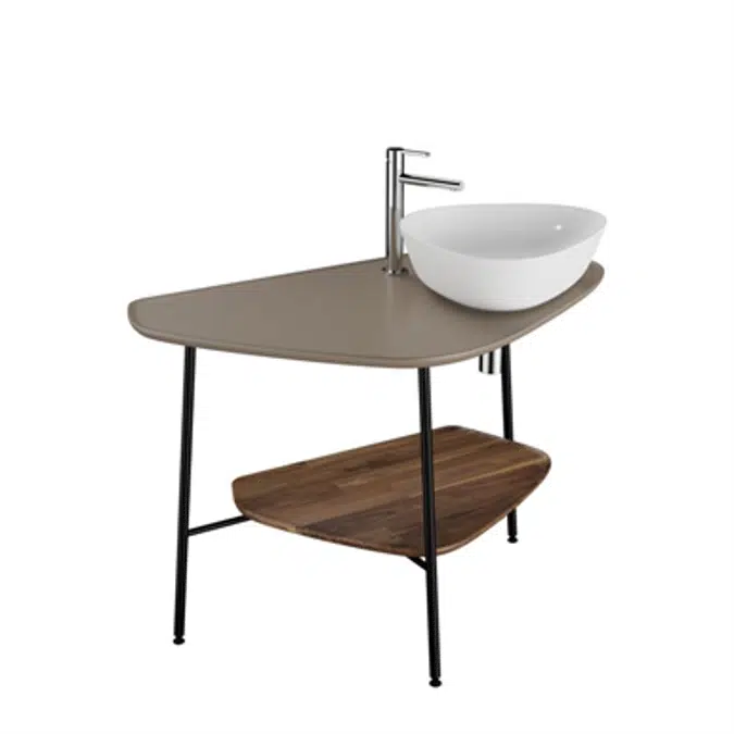 Washbasin Unit - 100cm - Ceramic Counter - Plural Series - VitrA