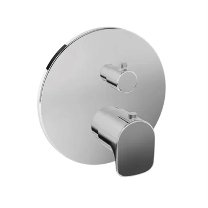 Bath&Shower Mixer - Thermostatic - Built-in Exposed part - X Line Series - VitrA