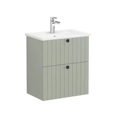 Image for Washbasin Unit - 60cm - 2 Dawer - Narrow - Root Series - VitrA