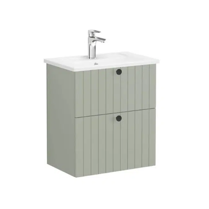 Washbasin Unit - 60cm - 2 Dawer - Narrow - Root Series - VitrA