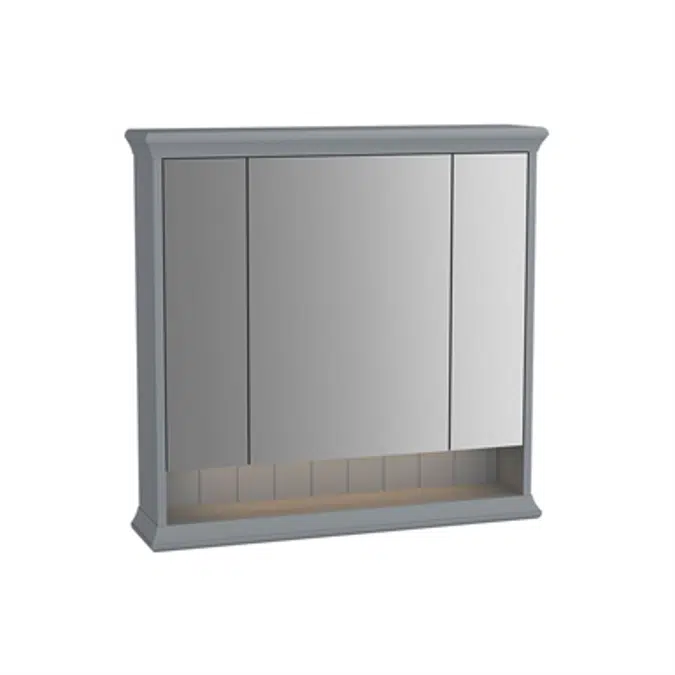Mirror - Illuminated Mirror Cabinet - 80cm - Valarte Series - VitrA