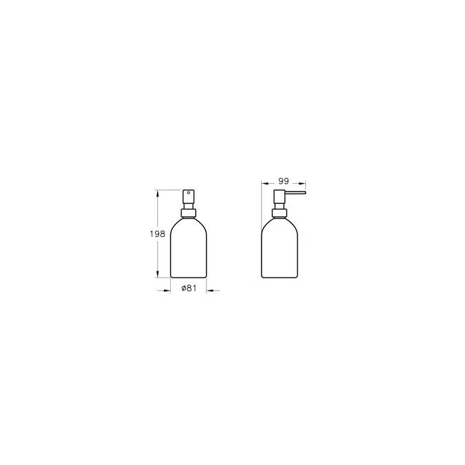 Soap Liquid Dispenser - Origin Series - VitrA