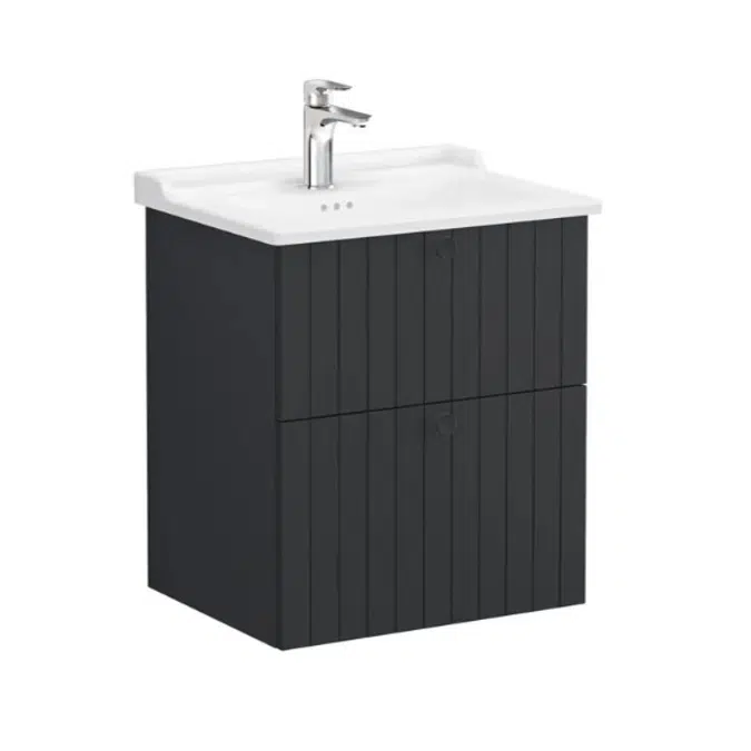 Washbasin Unit - 60cm - 2 Dawers - Root Series - VitrA