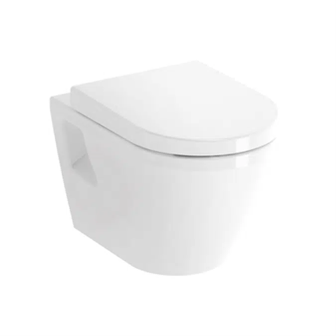 WC Pan - Rim Ex - Wall Mounted - Wall Hung - 54cm - With Side Hole - İntegra Series - VitrA
