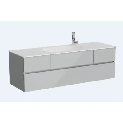 Bild für Washbasin Unit - 150cm - With Drawer - With Right Faucet Hole - Memoria Series - VitrA