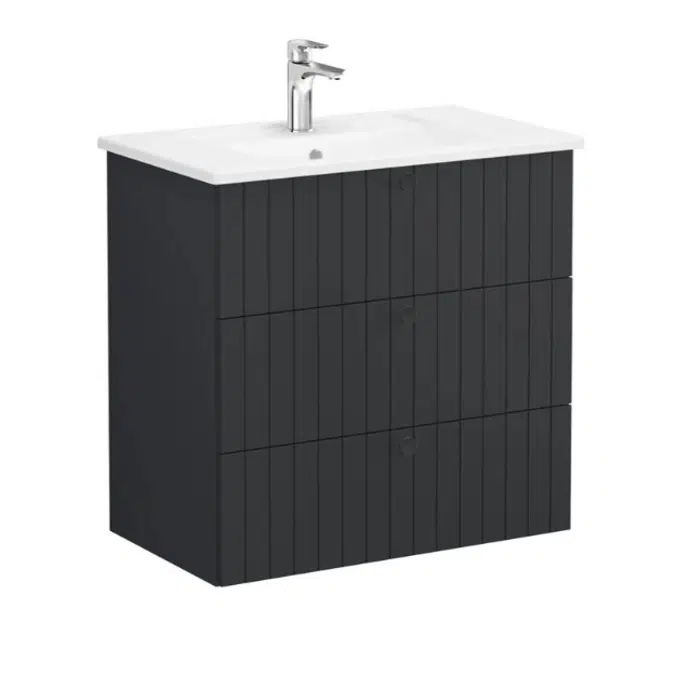 Washbasin Unit - 80cm - 3 Drawers - Root Series - VitrA