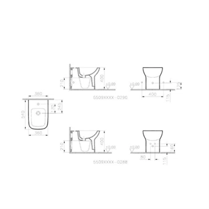 Bidet - Floor Mounted - S20 Series - VitrA