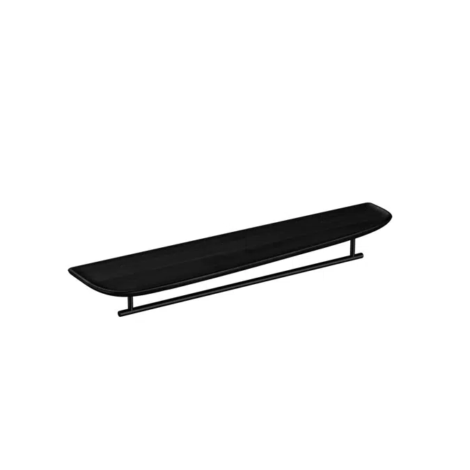 Shelf - With Metal Towel Holder - Long - 75cm - Plural Series - VitrA