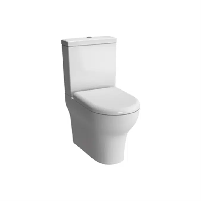 WC Pan - 60cm - Back To Wall Close Coupled WC Pan - Floor Mounted - Zentrum Series - VitrA