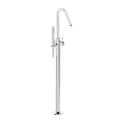 Bathtub Mixer - From Floor - With Hand Shower - Origin Series -  VitrA 이미지