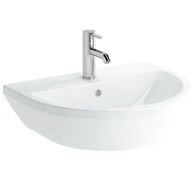 Image for Wash Basin - 60cm - One Tap Hole - With Overflow Hole - İntegra Series - VitrA