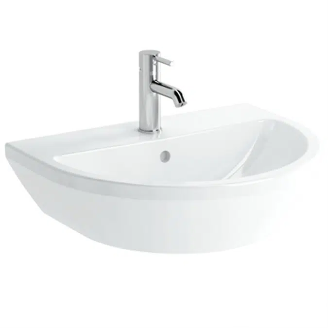 Wash Basin - 60cm - One Tap Hole - With Overflow Hole - İntegra Series - VitrA