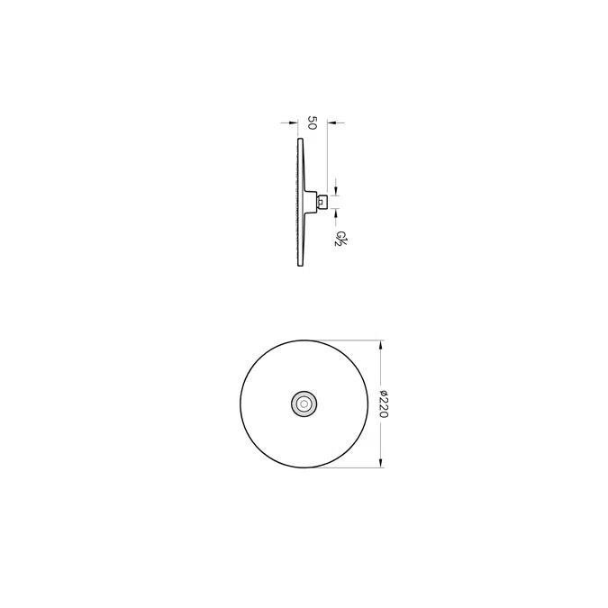 ShowerHead-HeadShower-VitrA-RainLSeries