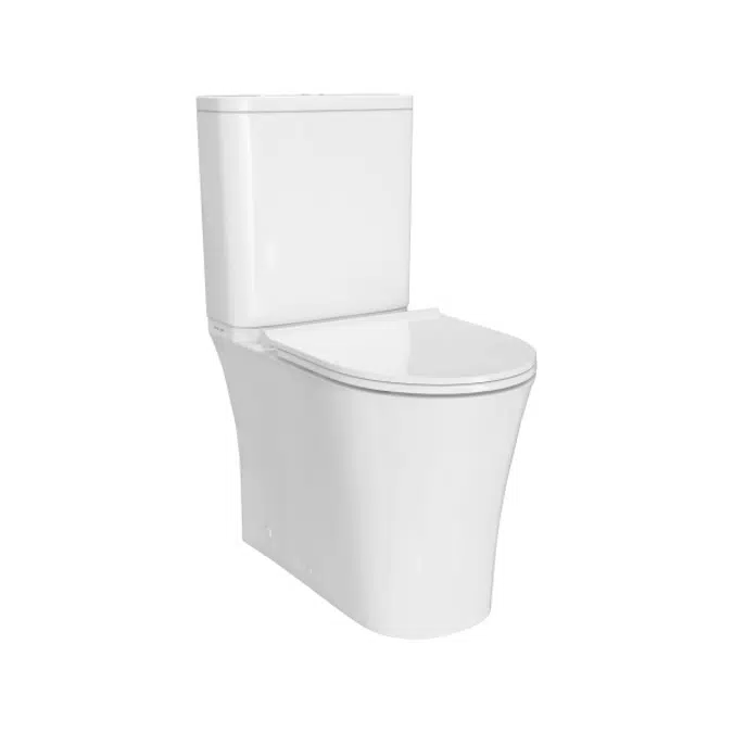 BIM objects - Free download! X3 RD Rimless BTW CC WC Set- White | BIMobject
