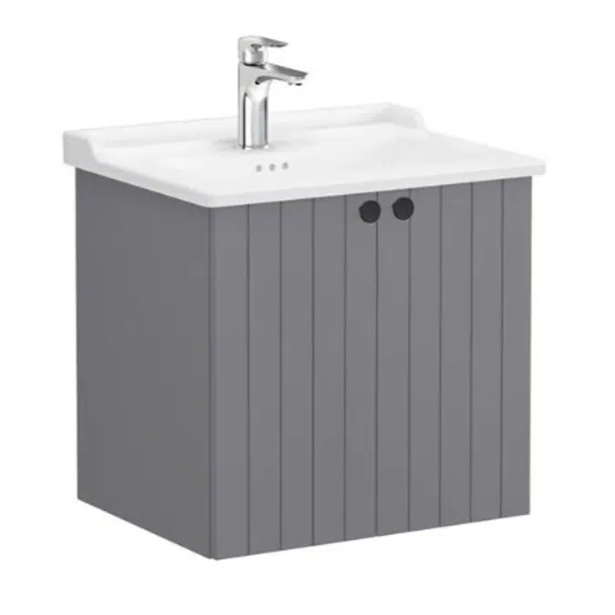 Washbasin Unit - 60cm - With 2 Doors - Root Series - VitrA