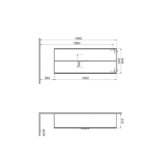 Tall Unit - 64cm - Double Cover - Nest Trendy Series - VitrA