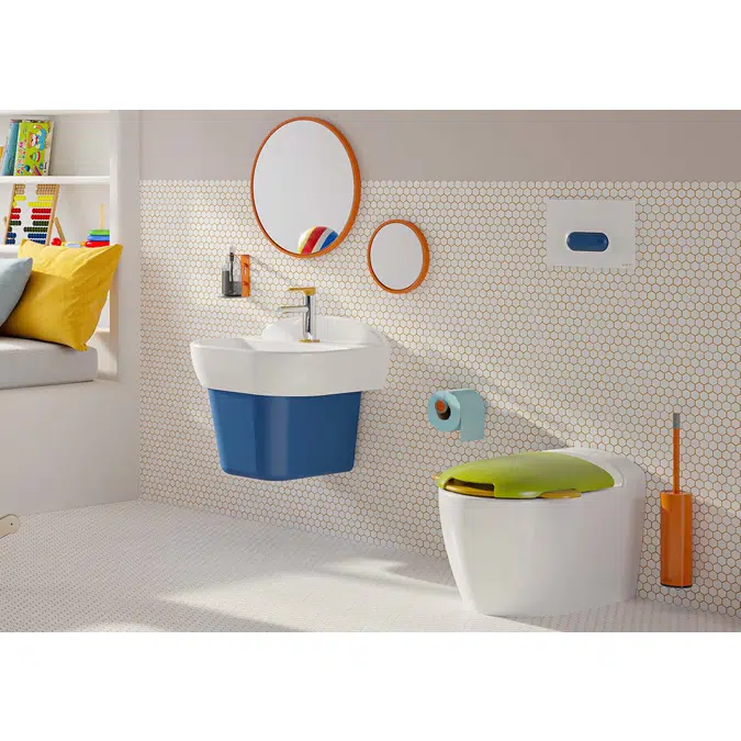 WC Pan - Floor Mounted - Without Bidet Function - 50cm - Sento Kids Series - VitrA