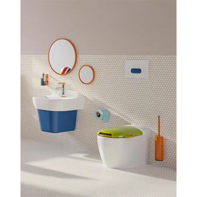 WC Pan - Wall Hung - Smooth Flush - 47cm - Sento Kids Series - VitrA