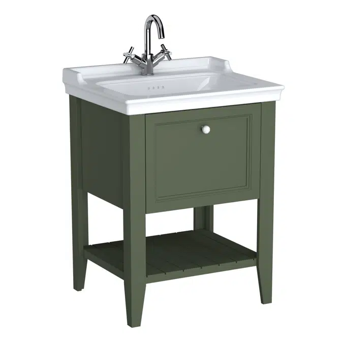 Washbasin Unit - 65cm - With One Drawer - 1 Tap Holes - Valarte Neo Series - VitrA