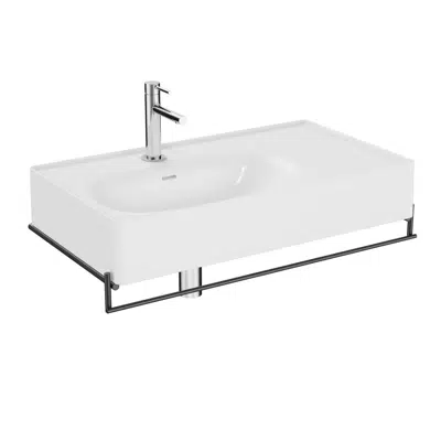 Image for Washbasin Unit - 80cm - With White Washbasin - With Towel Holder - Equal Series - VitrA
