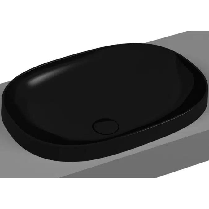 Wash Basin - Counter Top - Oval Inset Bowl - 55cm - Frame Series - VitrA