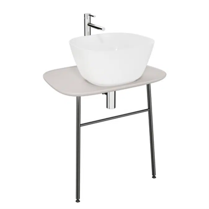 Washbasin Unit - 70cm - Wall Hung - Low - Plural Series -VitrA