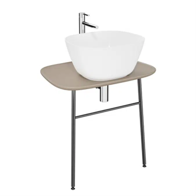 Washbasin Unit - 70cm - Wall Hung - Low - Plural Series -VitrA